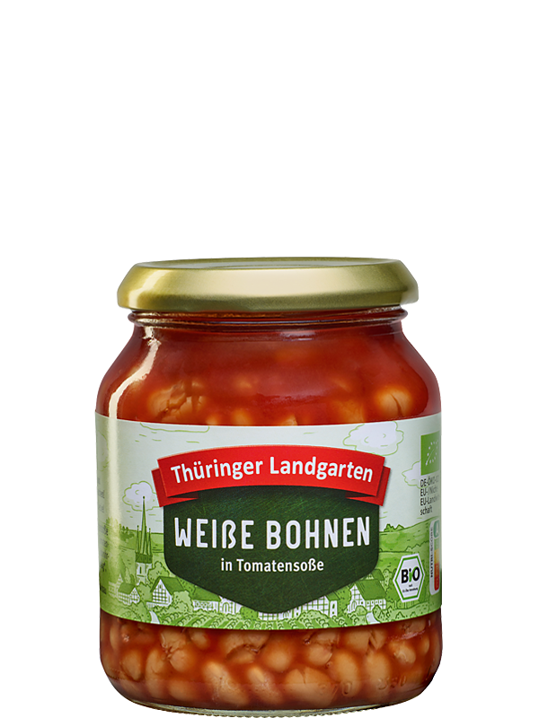 Bio Weiße Bohnen in Tomatensoße