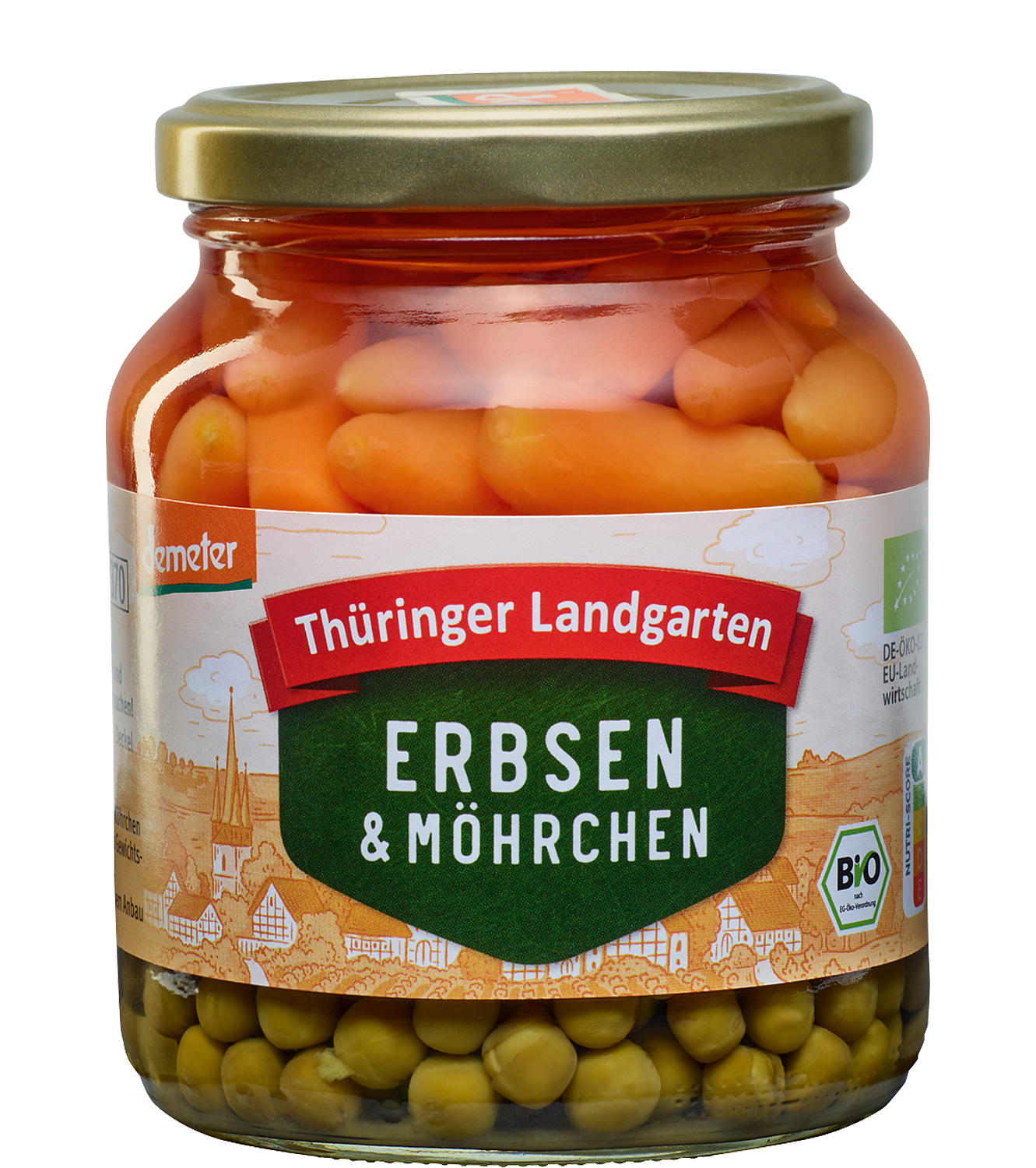 Demeter Erbsen mit Möhrchen