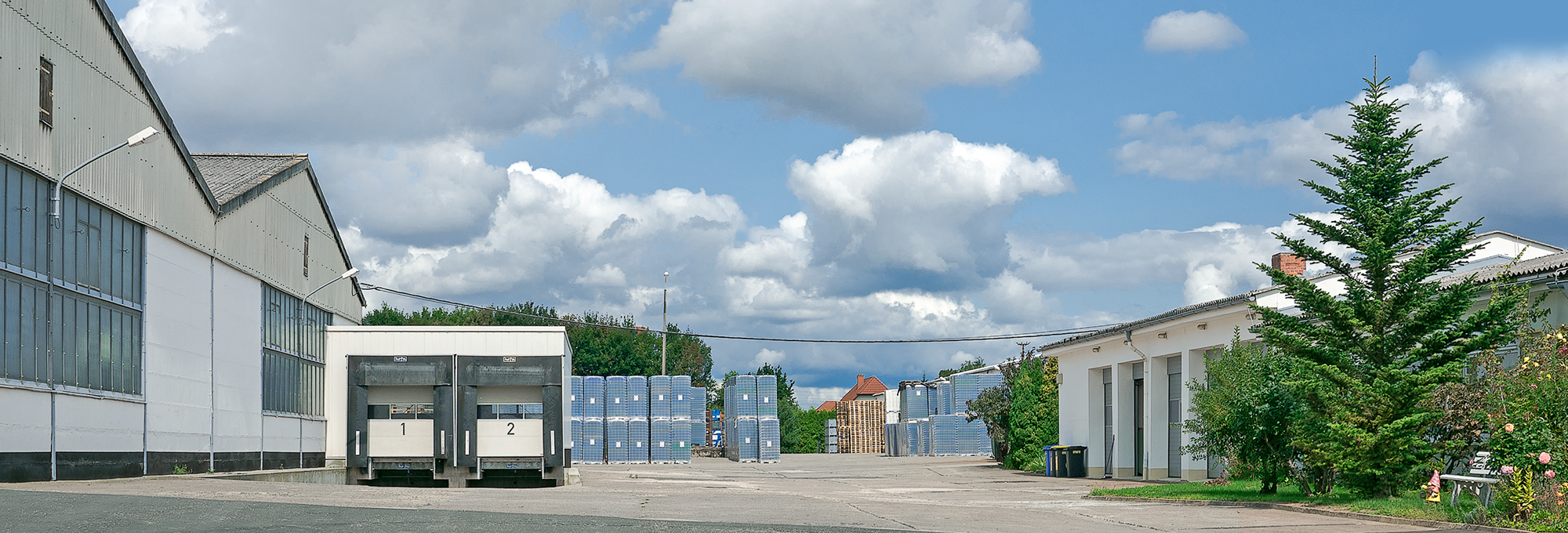 Firmengelände von Thüringer Landgarten
