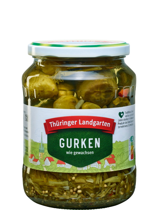 Gurken wie gewachsen