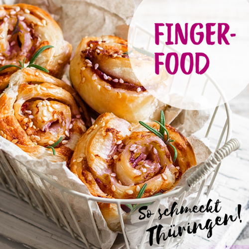 Rezept Blätterteigschnecken mit Mango-Rotkraut