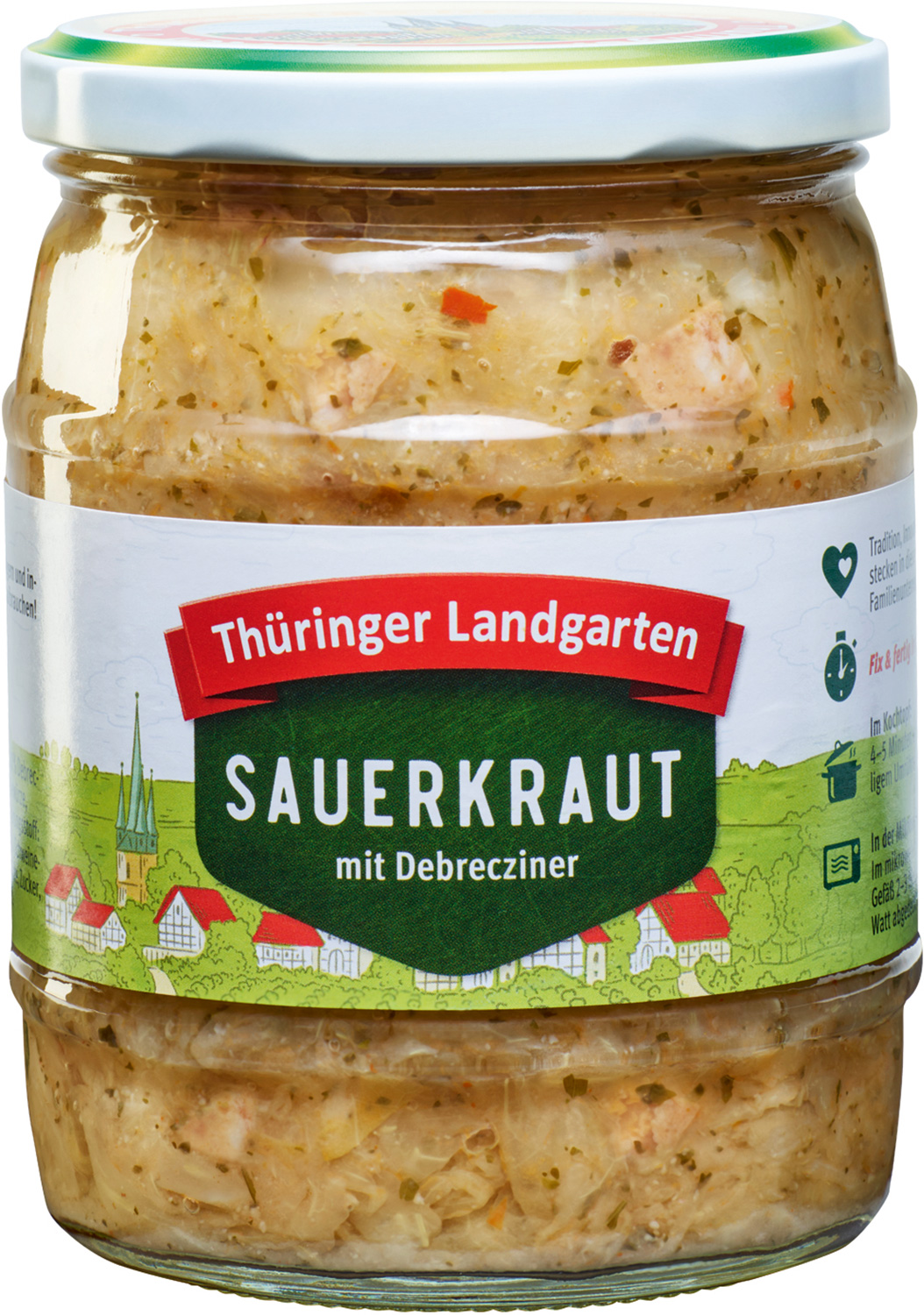 Sauerkraut mit Debrecziner Sauerkraut mit Debrecziner
